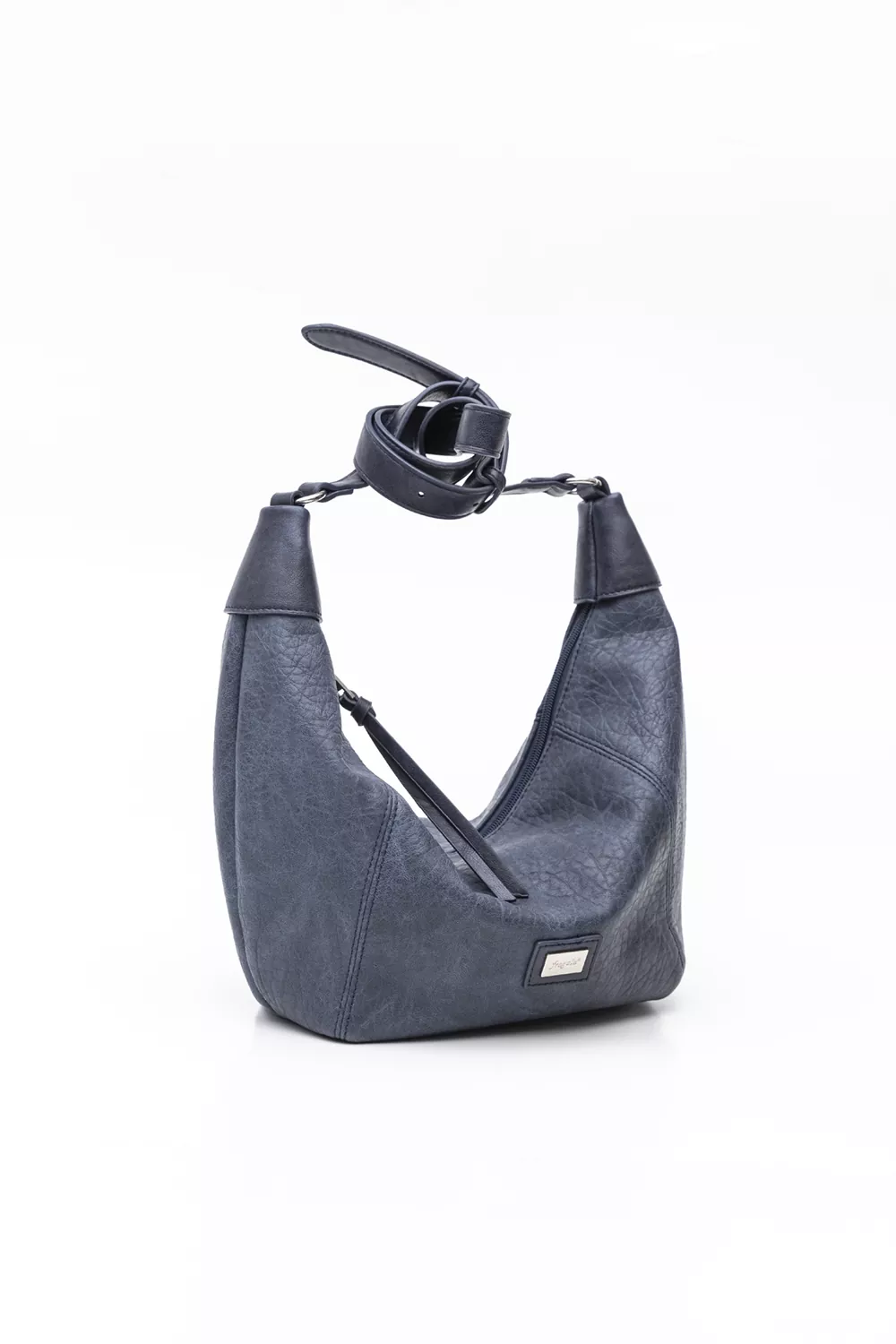 Τσάντα μεσαίου μεγέθους ώμου και χιαστί με ανάγλυφη υφή