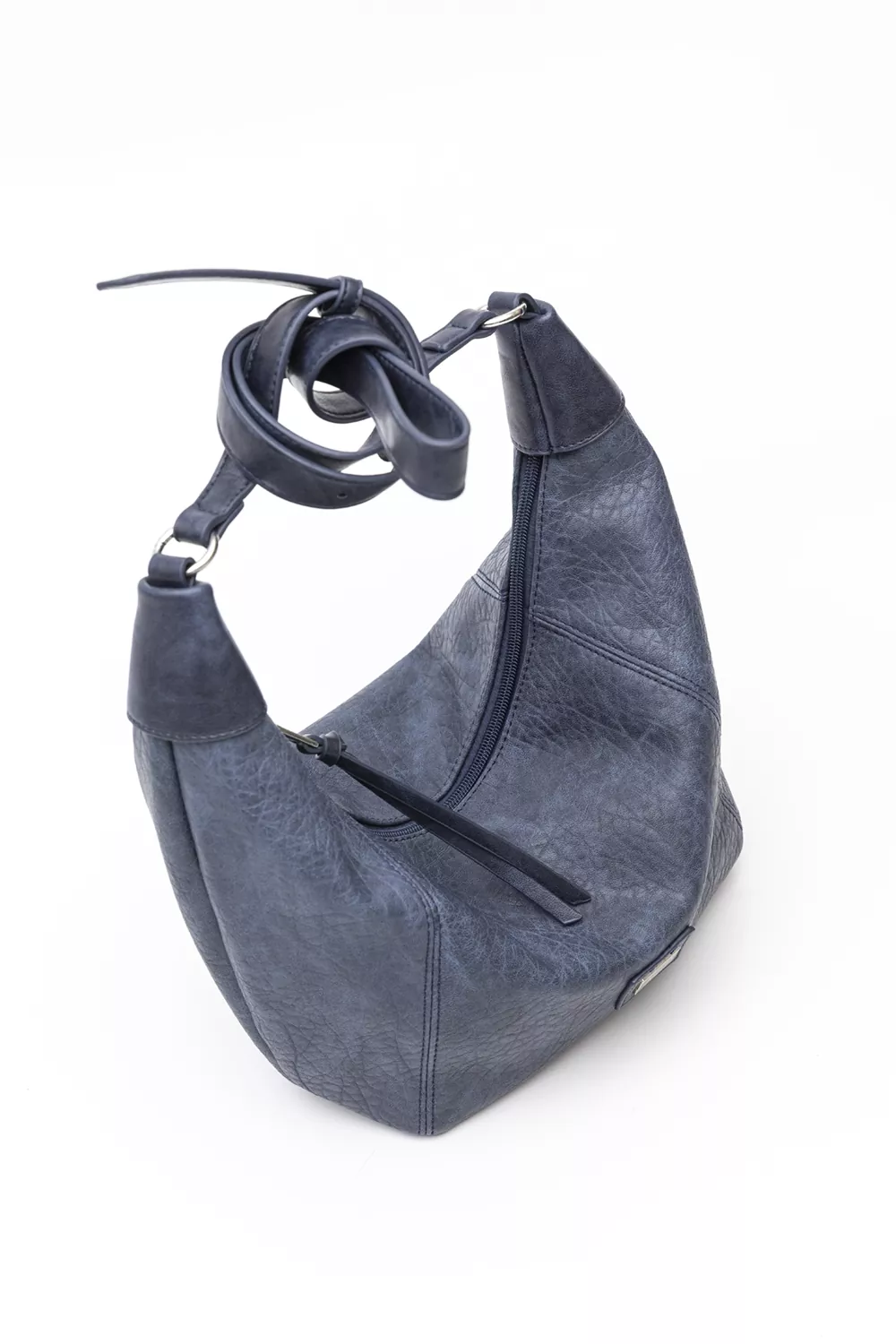 Τσάντα μεσαίου μεγέθους ώμου και χιαστί με ανάγλυφη υφή