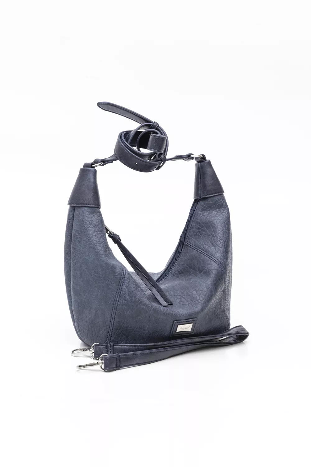 Τσάντα μεσαίου μεγέθους ώμου και χιαστί με ανάγλυφη υφή