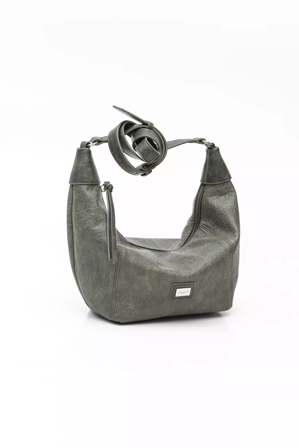 Τσάντα μεσαίου μεγέθους ώμου και χιαστί με ανάγλυφη υφή