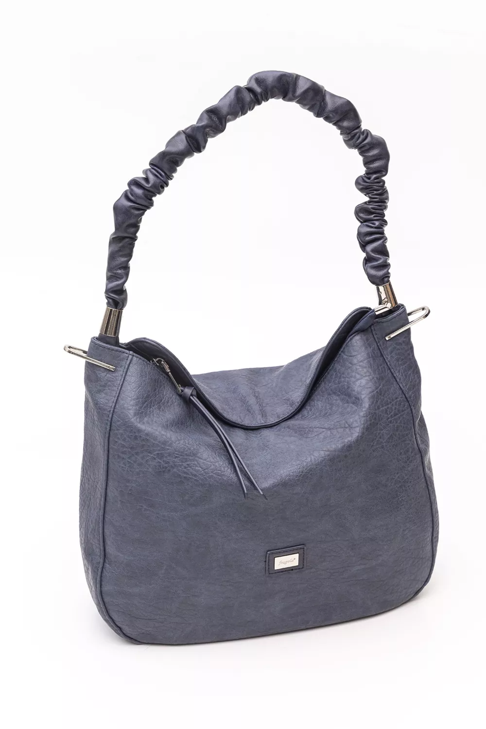 Μεγάλη μαλακή τσάντα με ιδιαίτερο χέρι για τον ώμο