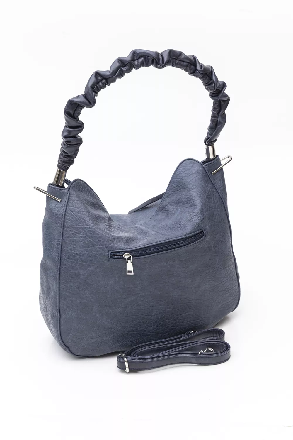 Μεγάλη μαλακή τσάντα με ιδιαίτερο χέρι για τον ώμο