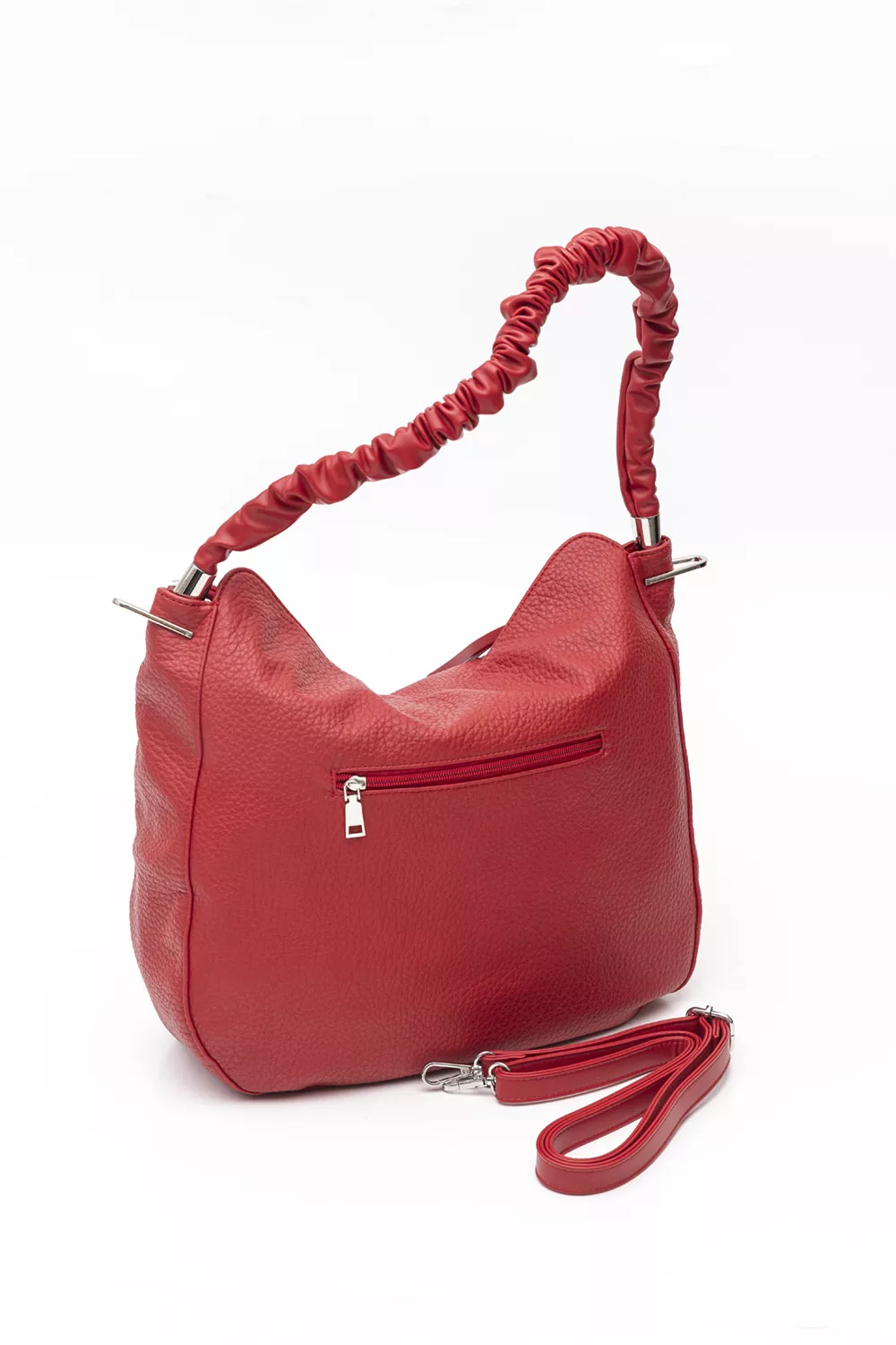 Μεγάλη μαλακή τσάντα με ιδιαίτερο χέρι για τον ώμο