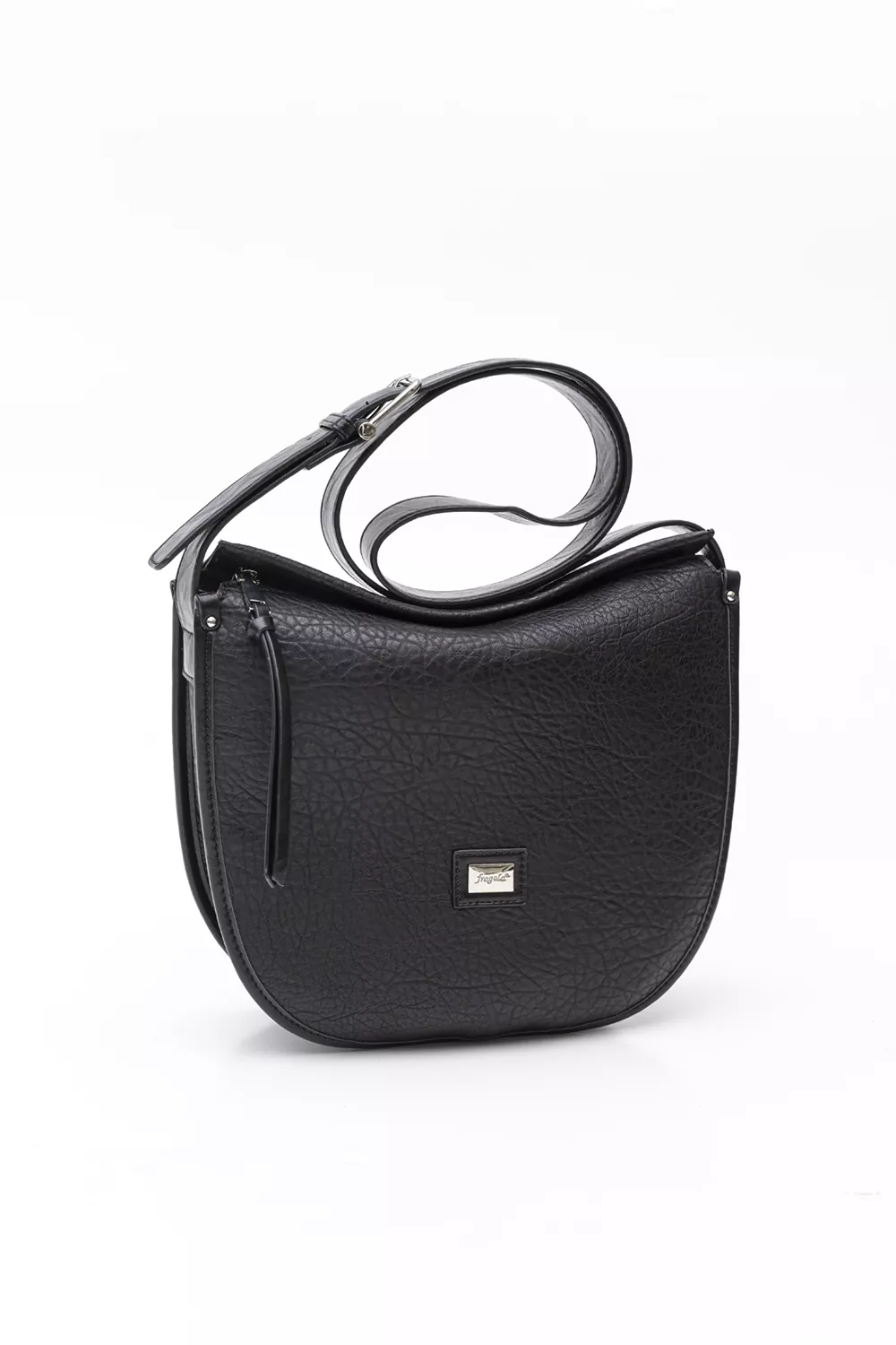 Μαλακή τσάντα ώμου με ανάγλυφη υφή