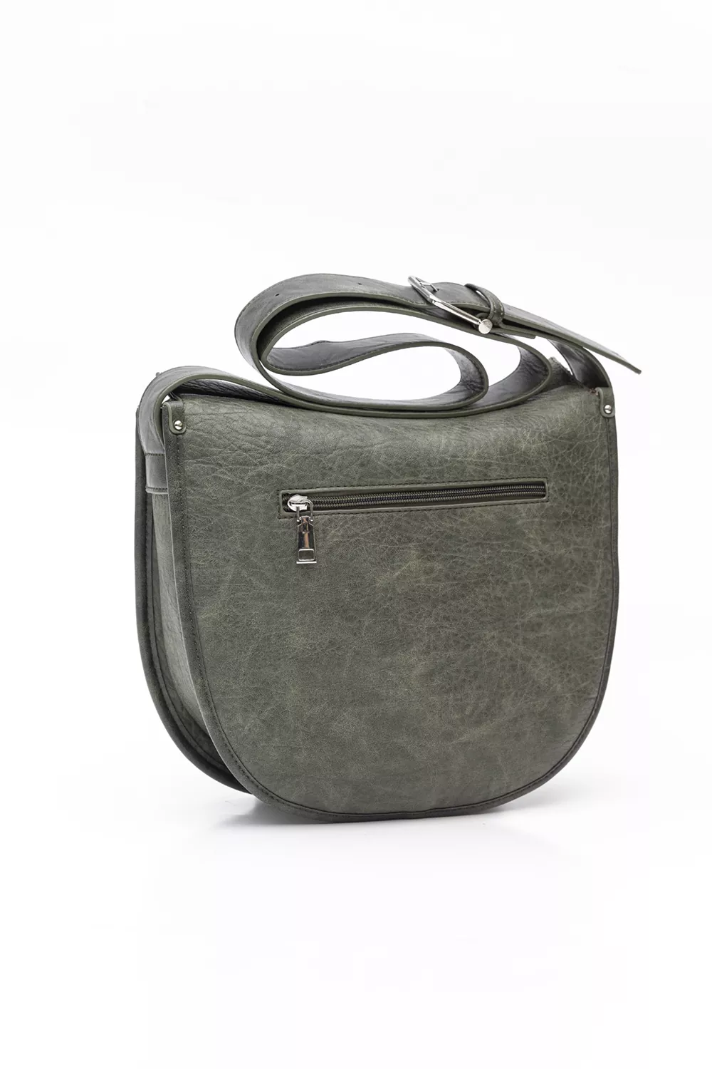 Μαλακή τσάντα ώμου με ανάγλυφη υφή