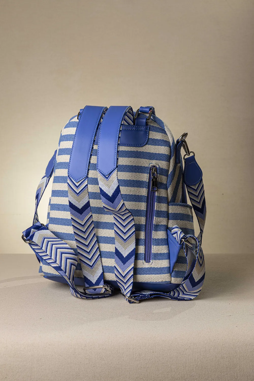 Πολυμορφικό backpack με ρίγες