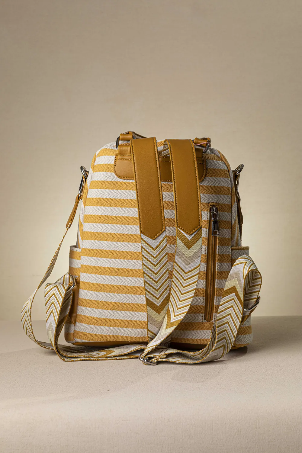 Πολυμορφικό backpack με ρίγες