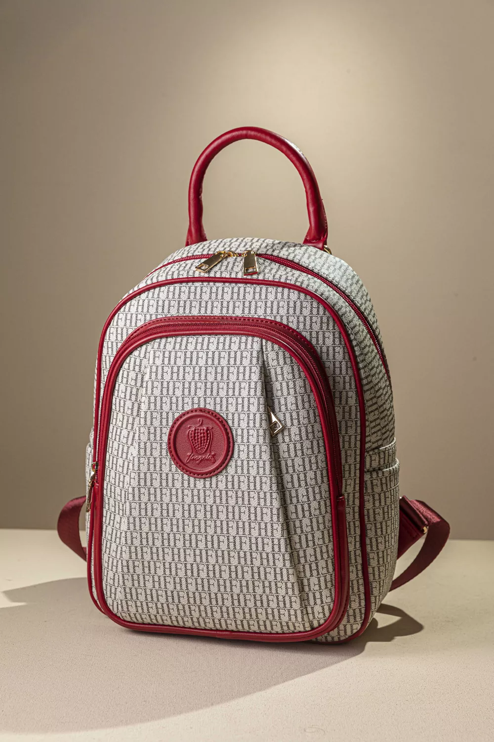 Allday Backpack με πολλές τσέπες με casual logo