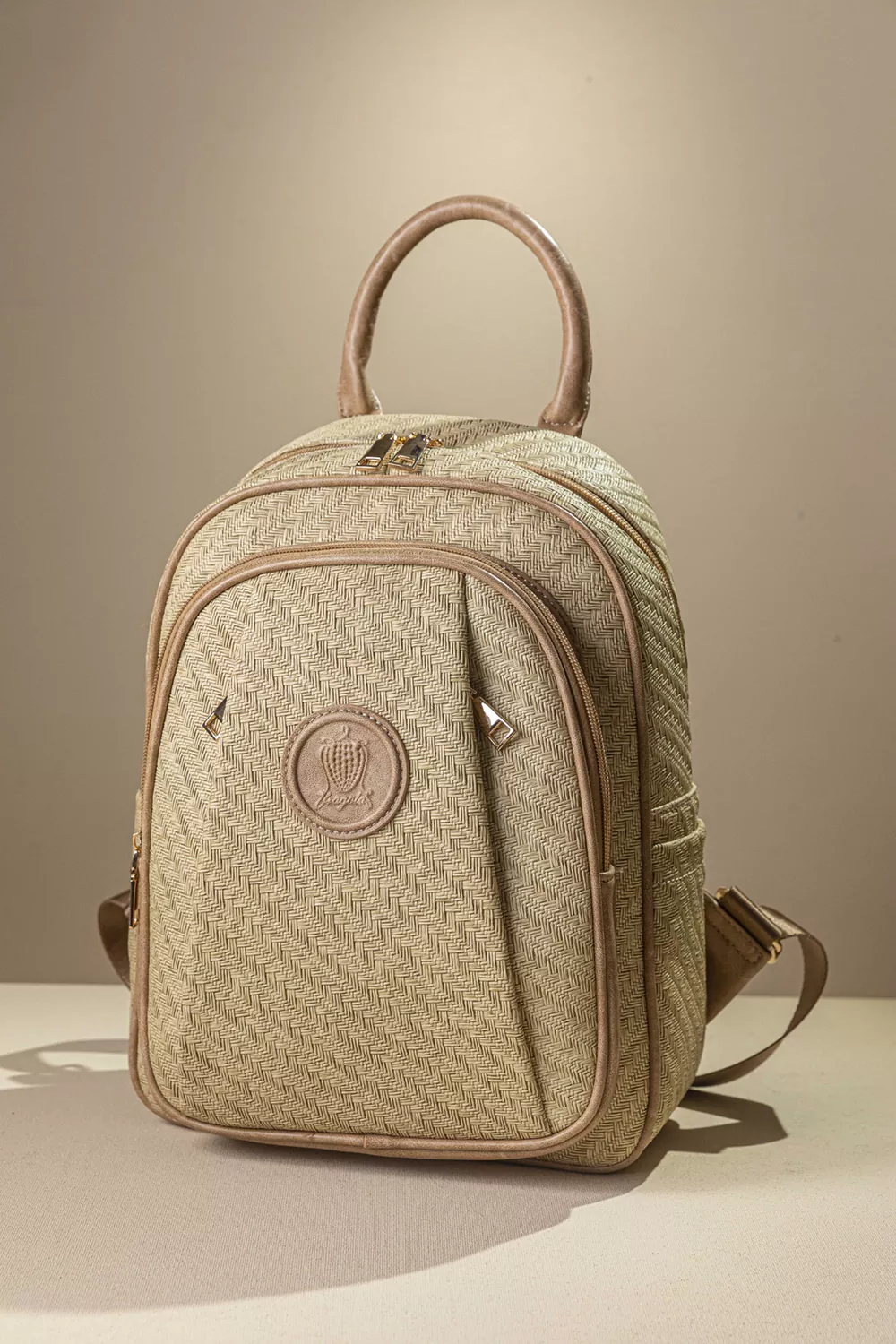 Allday Backpack με πολλές τσέπες με casual logo