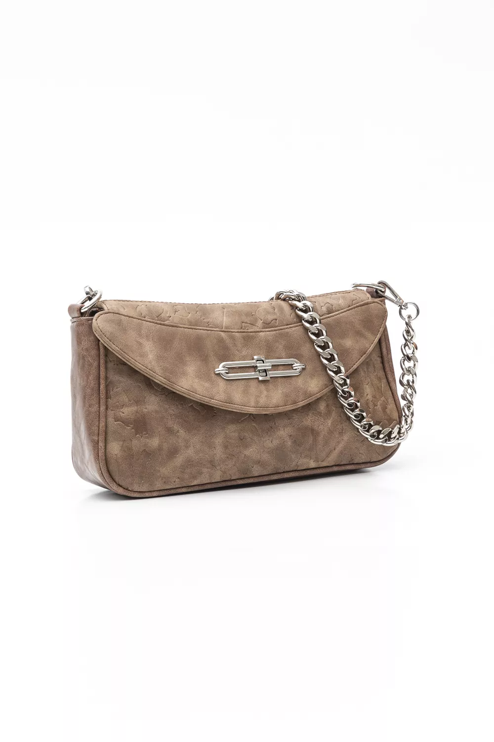 Elegant τσάντα με αλυσίδες με print