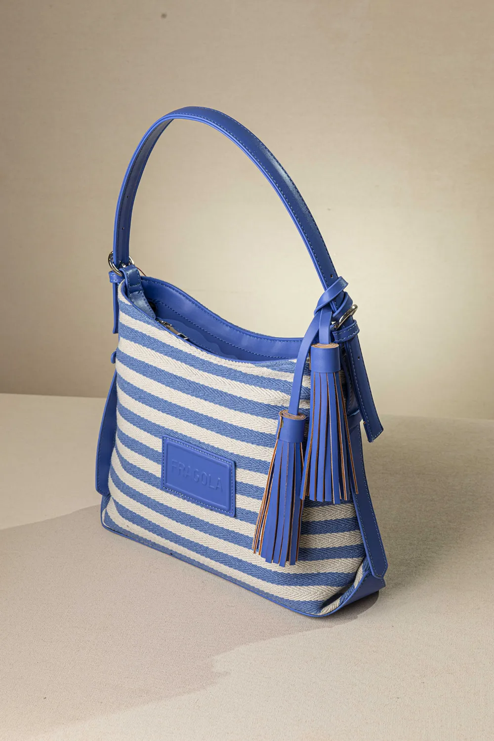 Τσάντα ώμου και χιαστί από καραβόπανο