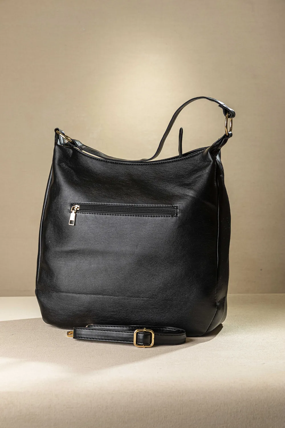 Shopping Bag με εξωτερική θήκη με φερμουάρ