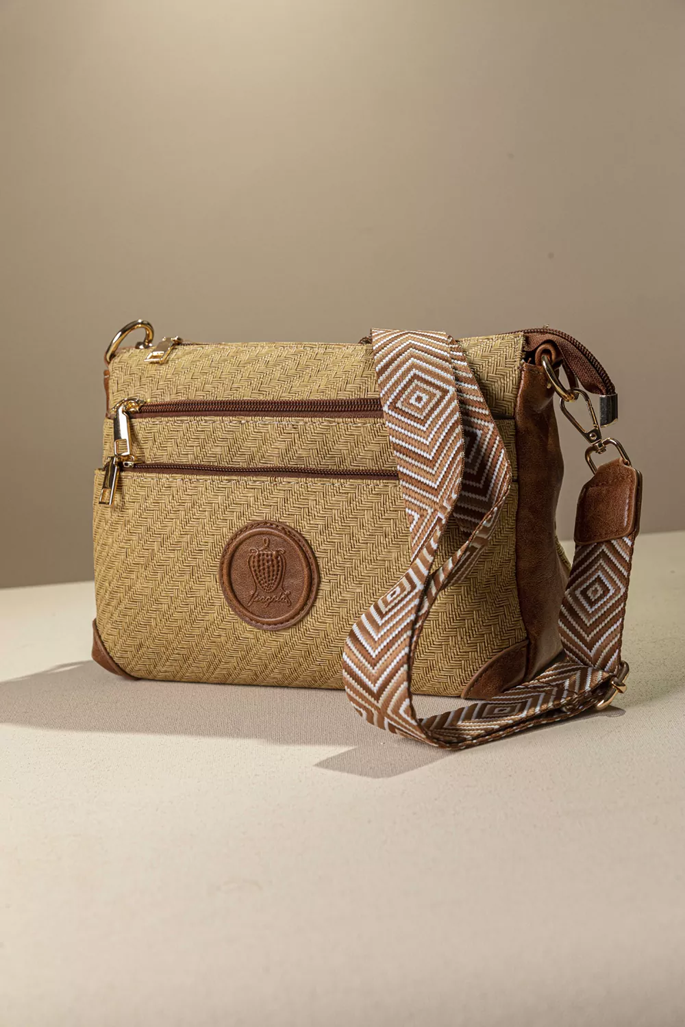 Minimal χιαστί τριθέσια τσάντα