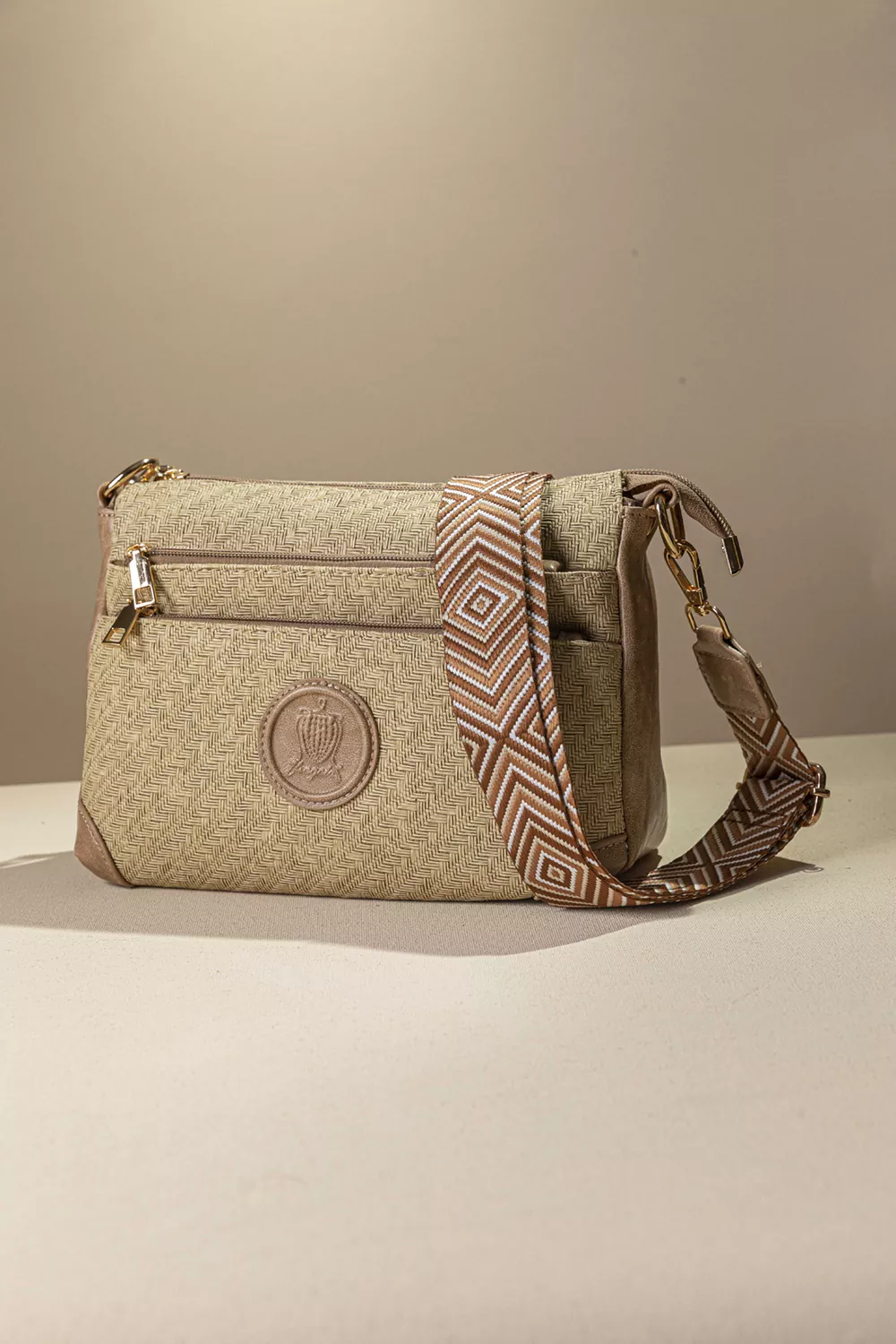 Minimal χιαστί τριθέσια τσάντα