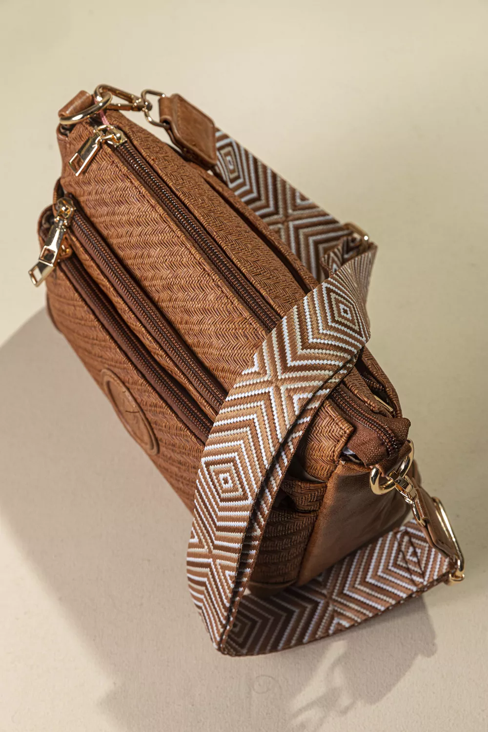 Minimal χιαστί τριθέσια τσάντα