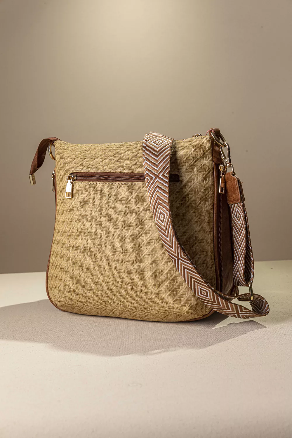 Minimal χιαστί πολυθέσια τσάντα