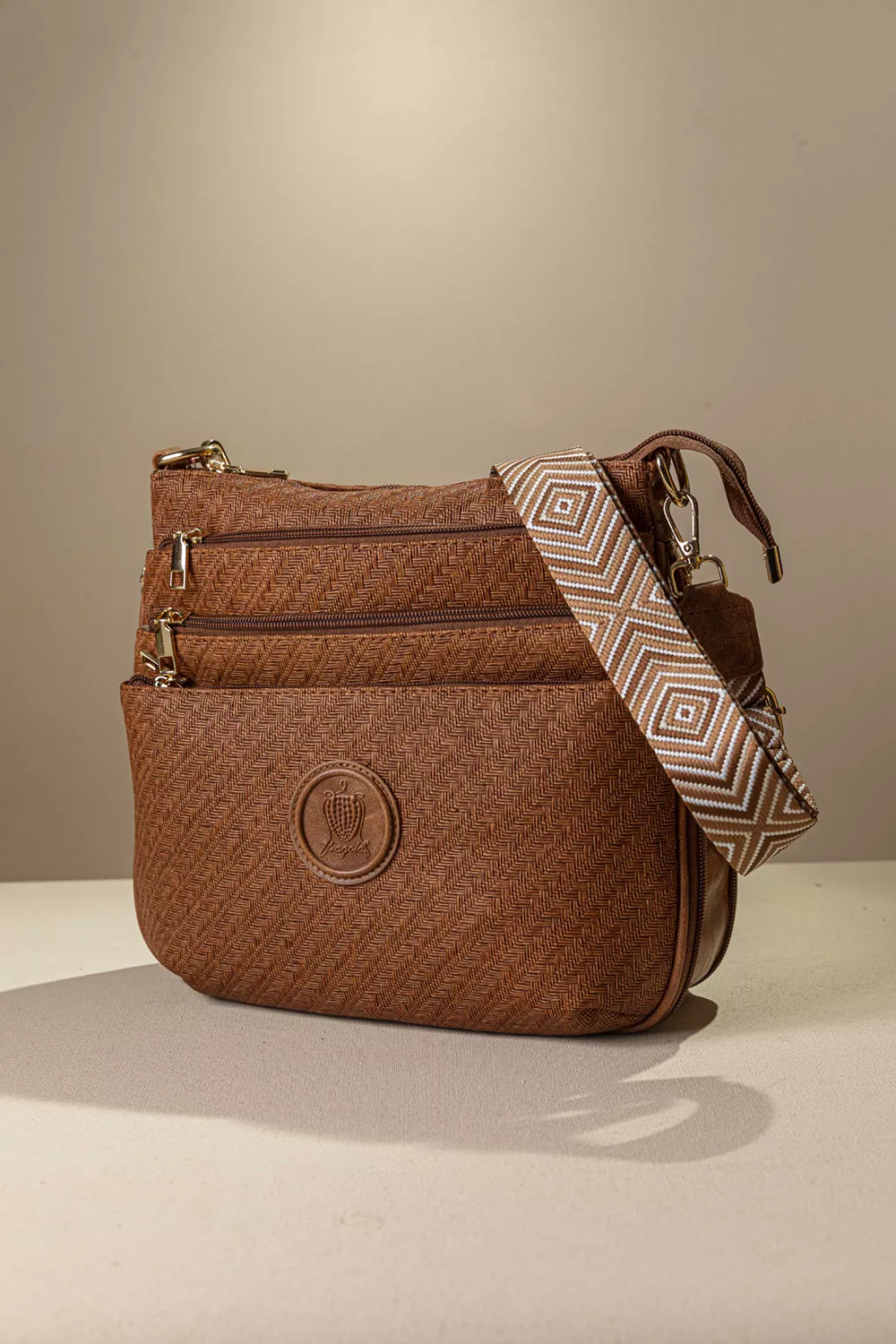 Minimal χιαστί πολυθέσια τσάντα