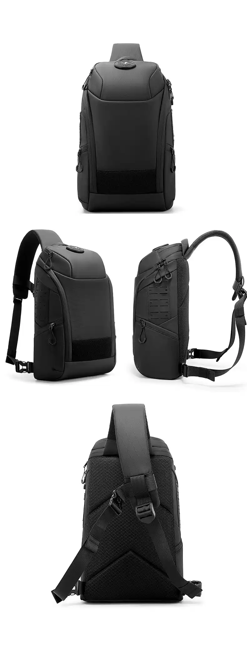 Τσαντάκι Στήθους Bange FW227 μαύρο