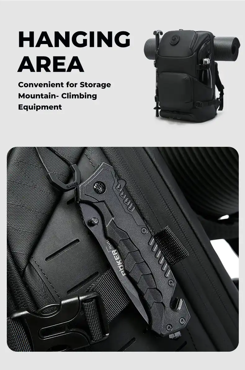 Σακίδιο Outdoor 35L Laptop 15,6” Bange FW229 μαύρο