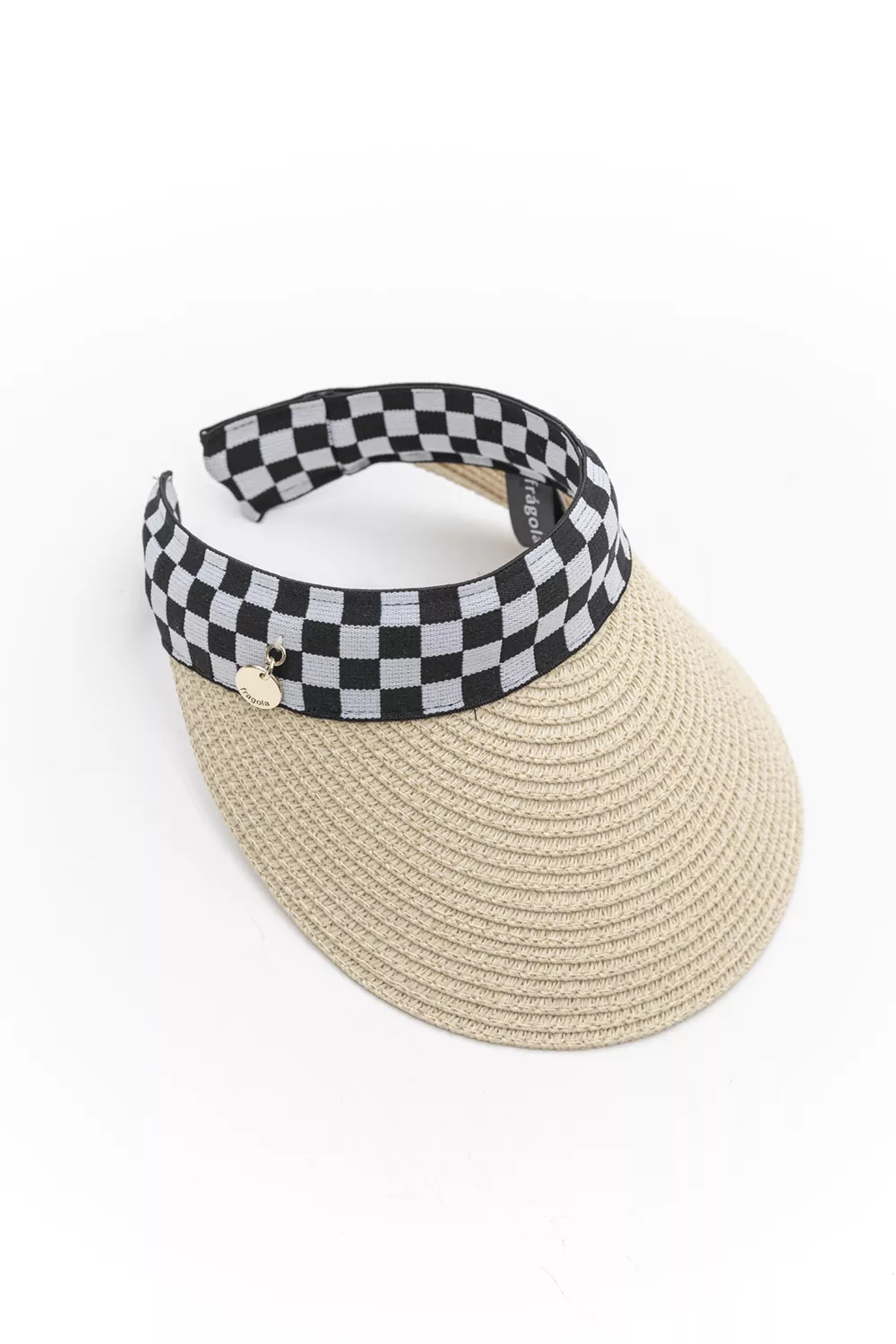 Ψάθινο καπέλο παιδικό με ανοιχτή κεφαλή