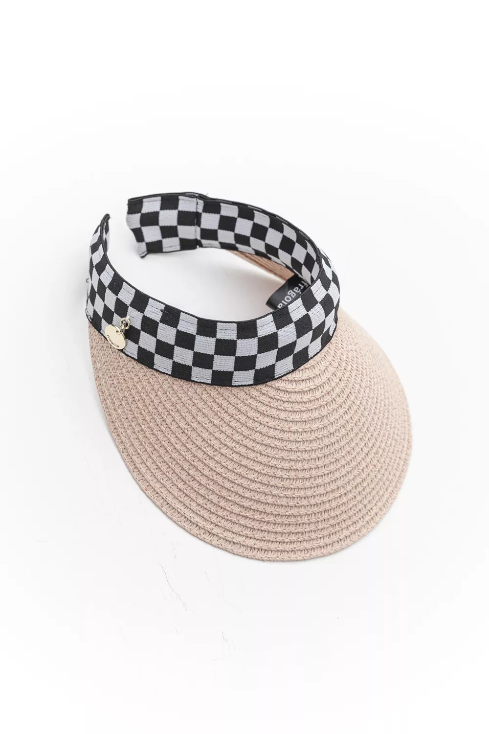 Ψάθινο καπέλο παιδικό με ανοιχτή κεφαλή