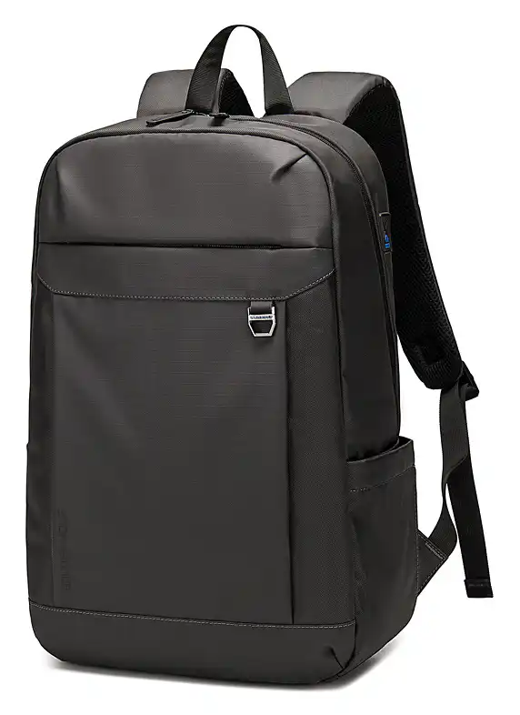 GOLDEN WOLF τσάντα πλάτης GB00400-BK, με θήκη laptop 15.6", μαύρη