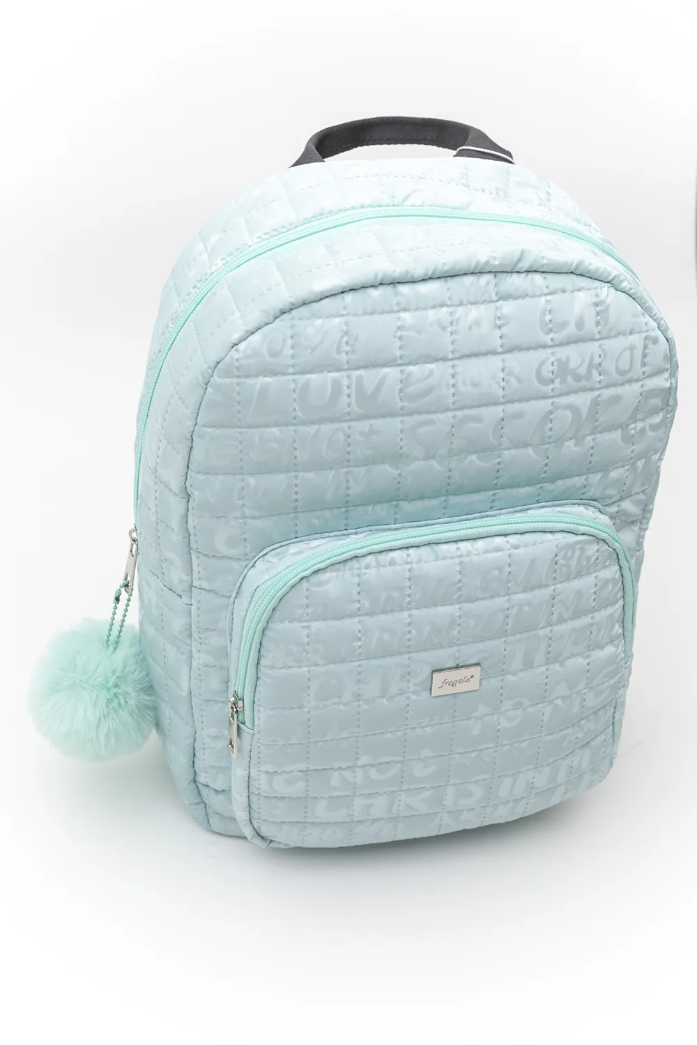 Puffer μεταλλικό σακίδιο με γράμματα Puffer μεταλλικό σακίδιο με γράμματα