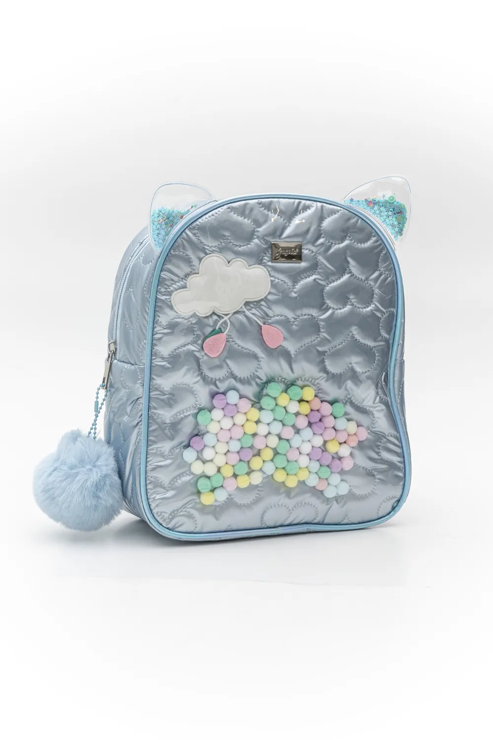 Παιδικό puffer σακίδιο με αφτάκια