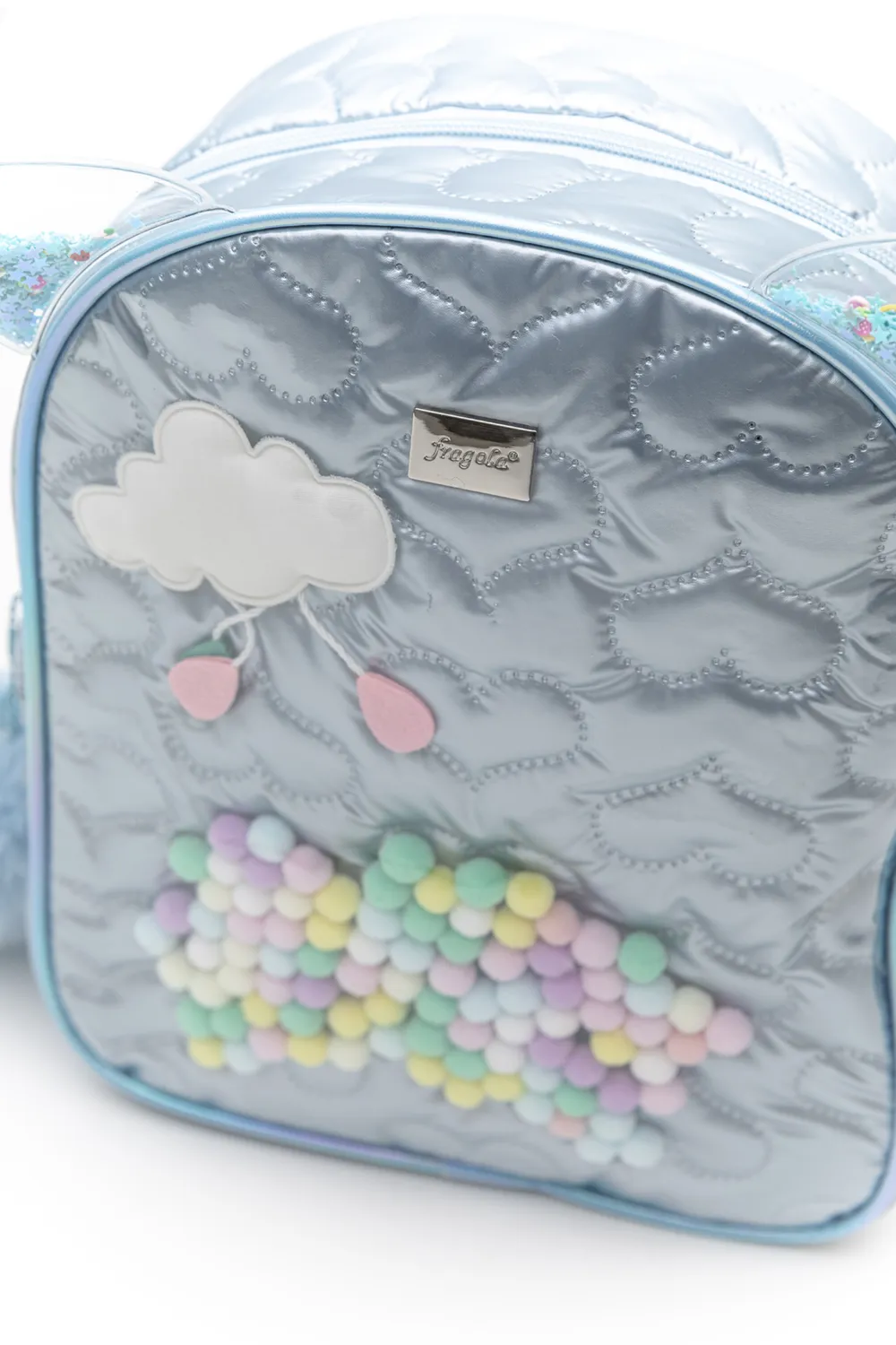 Παιδικό puffer σακίδιο με αφτάκια