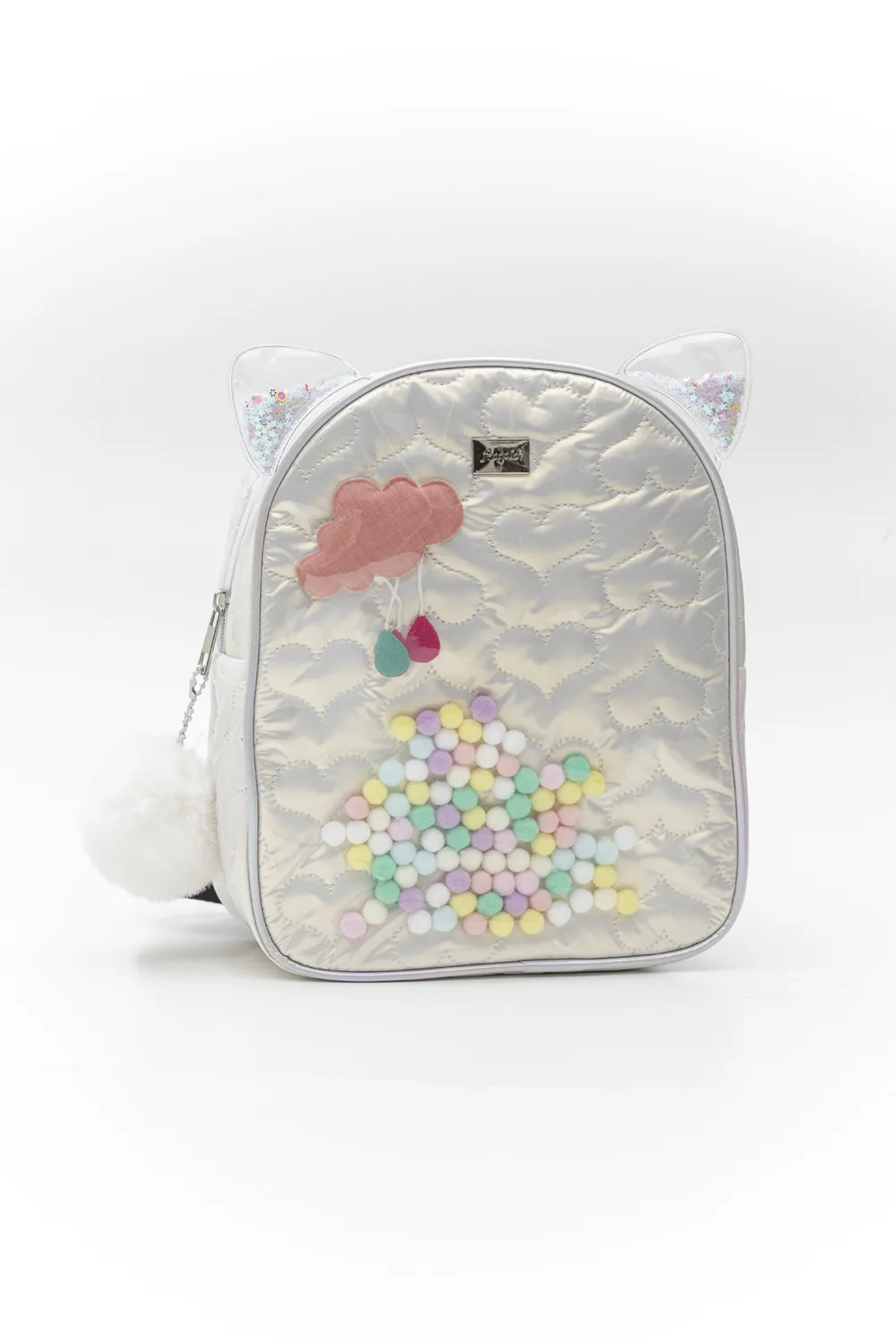 Παιδικό puffer σακίδιο με αφτάκια