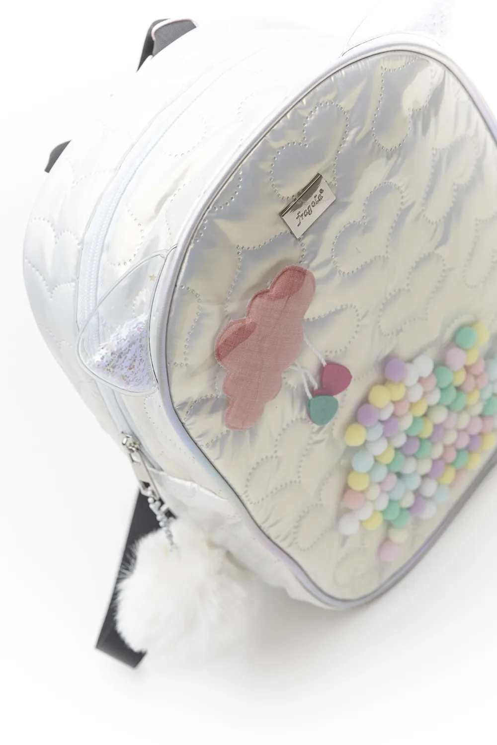 Παιδικό puffer σακίδιο με αφτάκια