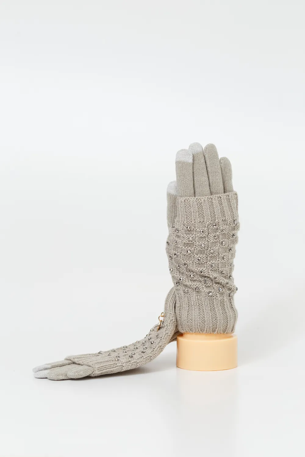 Πλεκτά γάντια 2-1 με touch screen