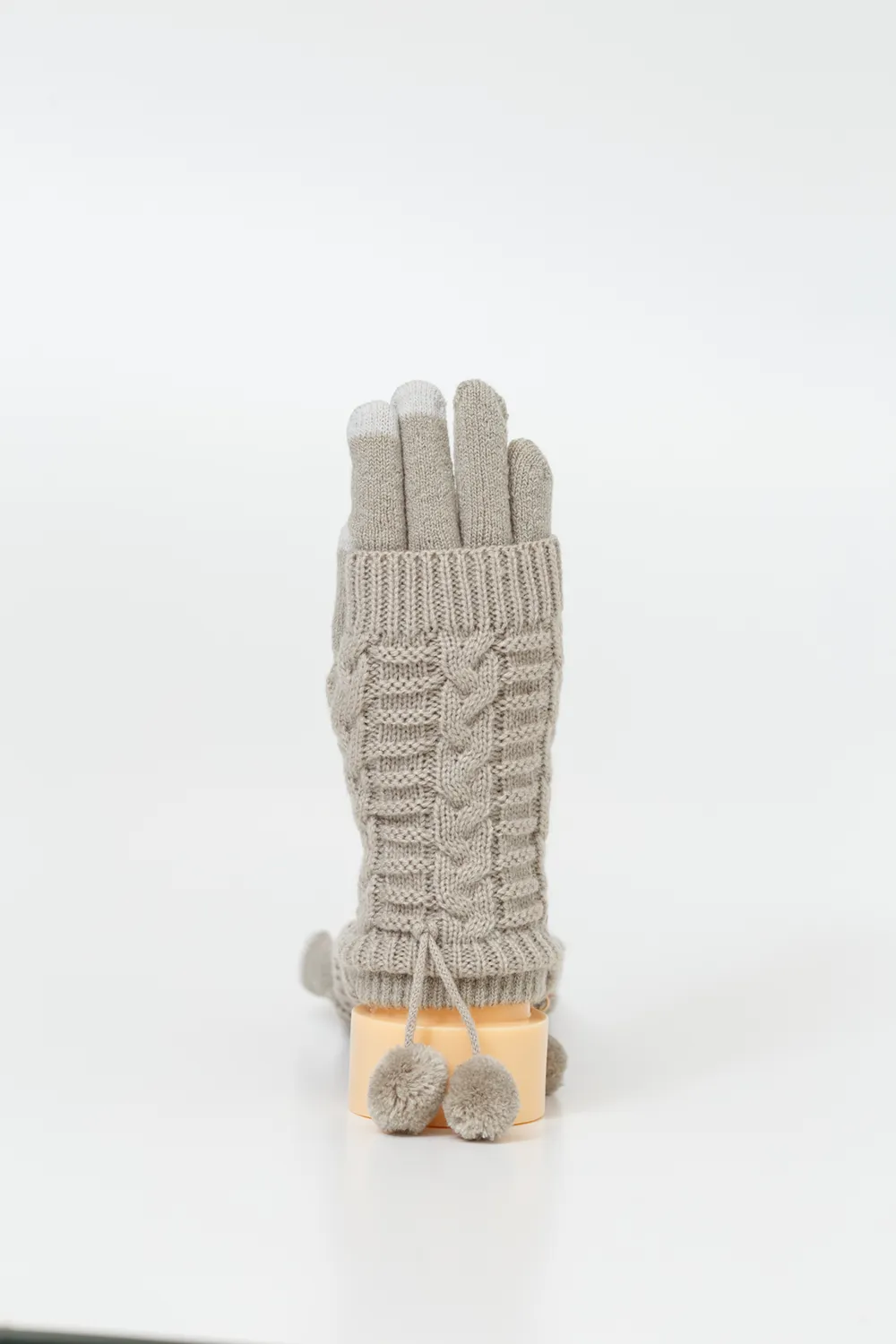 Πλεκτά γάντια 2-1 με touch screen