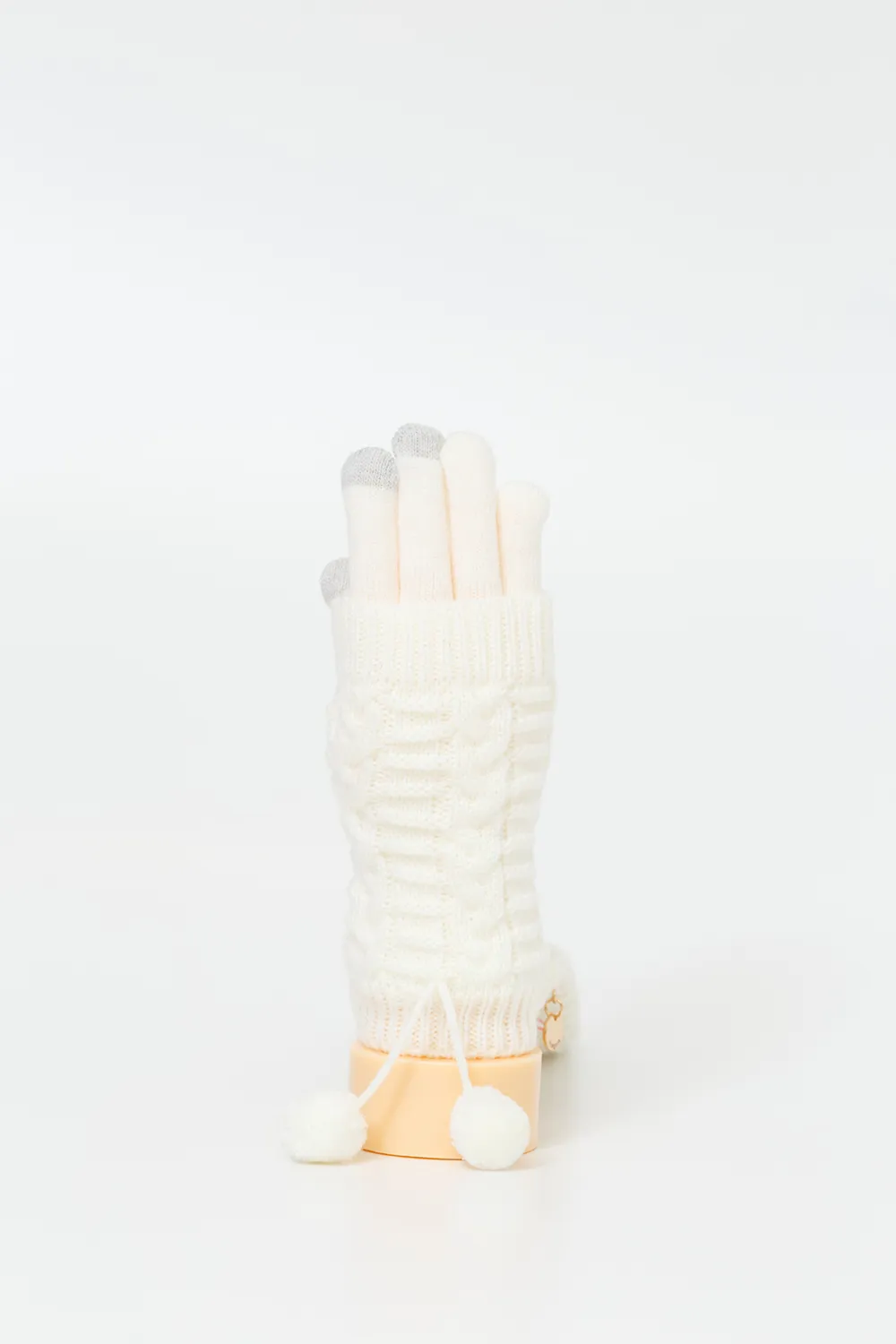 Πλεκτά γάντια 2-1 με touch screen