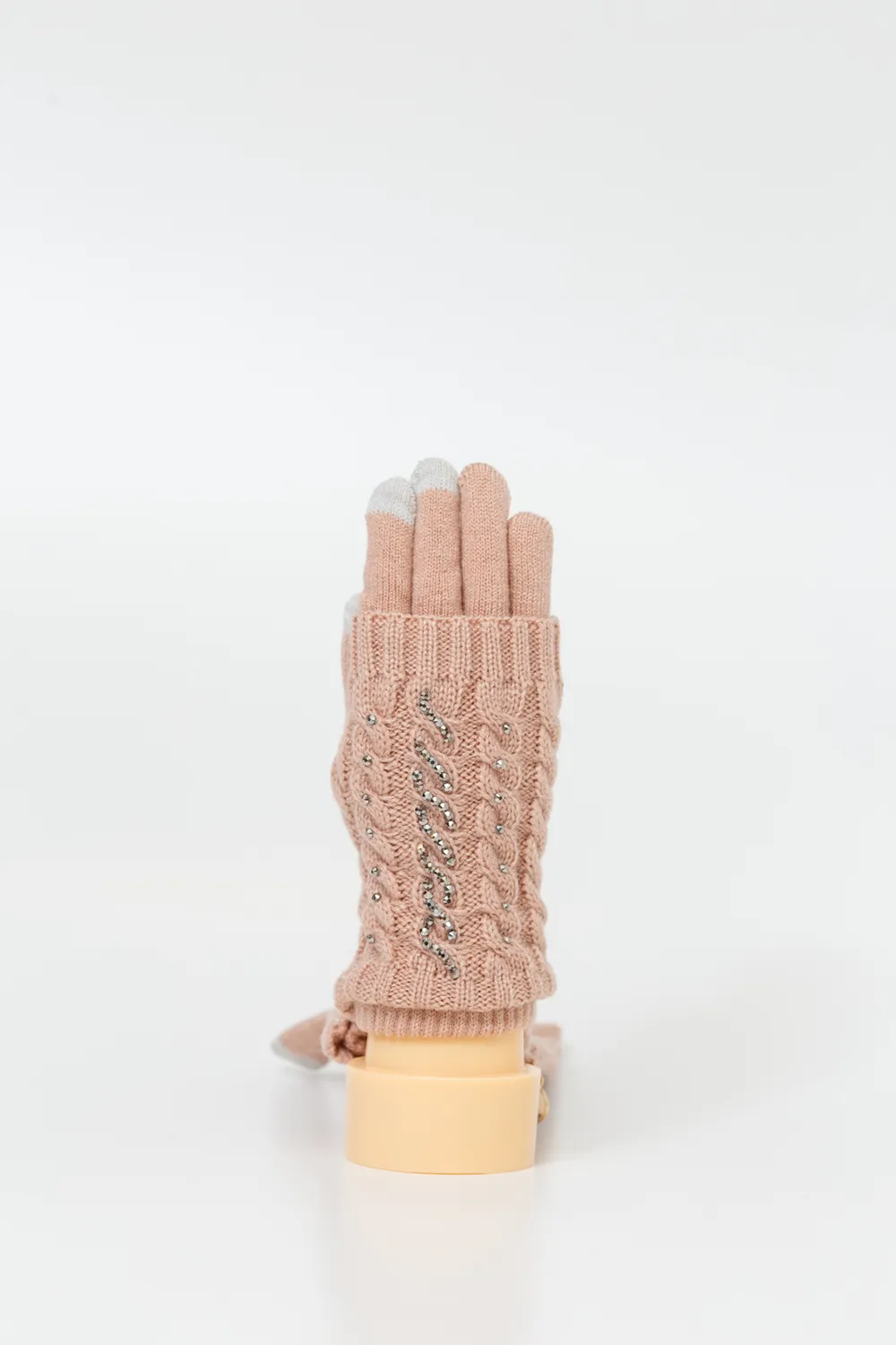 Πλεκτά γάντια 2-1 με touch screen