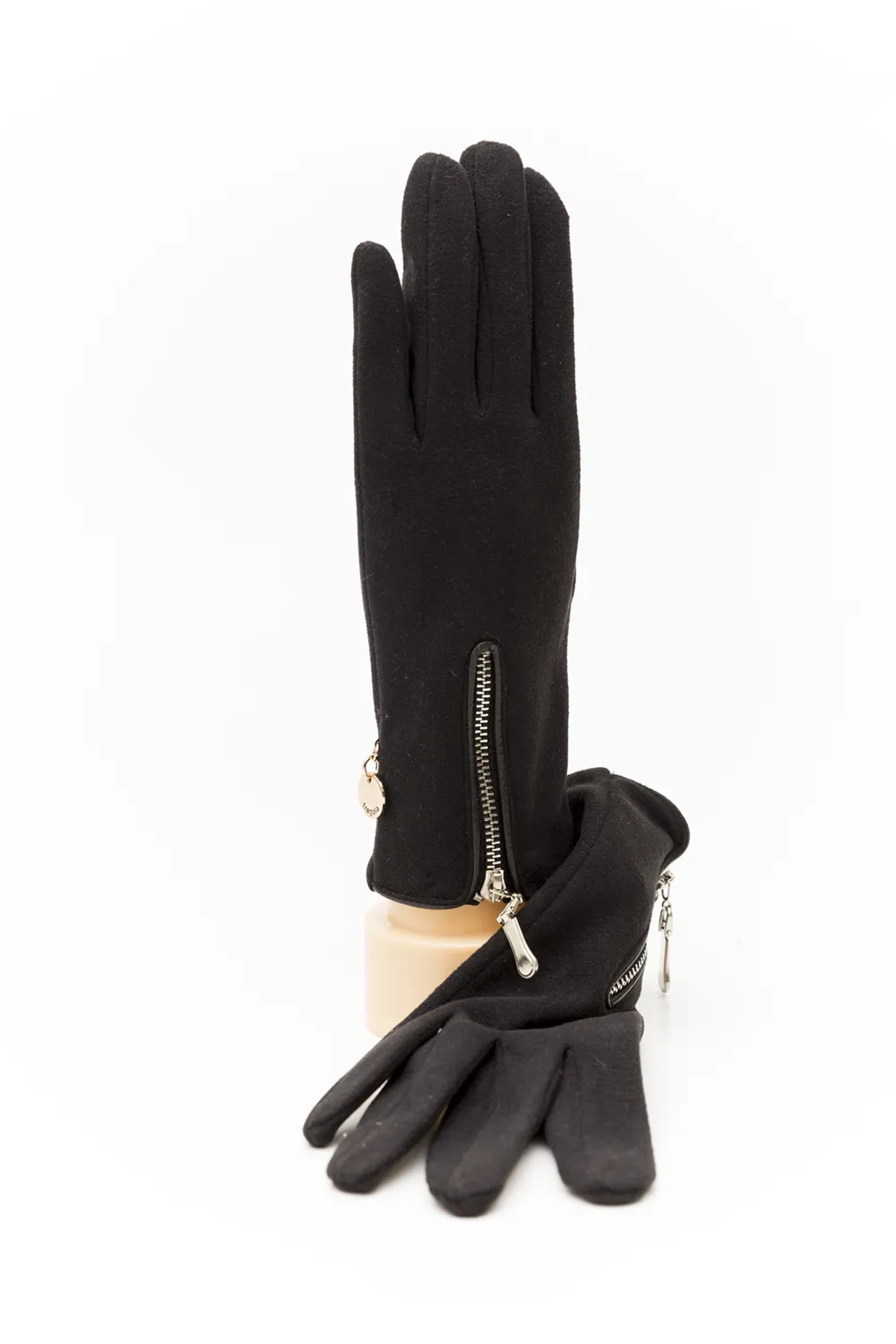 Γάντι με μεταλλικό κάθετο φερμουάρ Γάντι με μεταλλικό κάθετο φερμουάρ