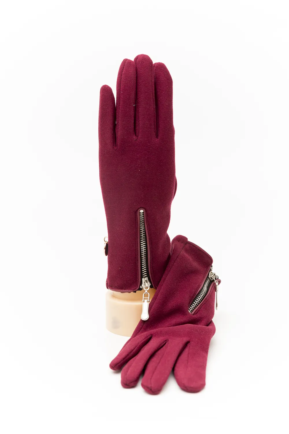 Γάντι με μεταλλικό κάθετο φερμουάρ Γάντι με μεταλλικό κάθετο φερμουάρ