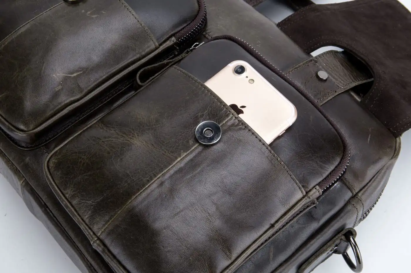 Δερμάτινος χαρτοφύλακας Bull Captain GWB-042 καφέ