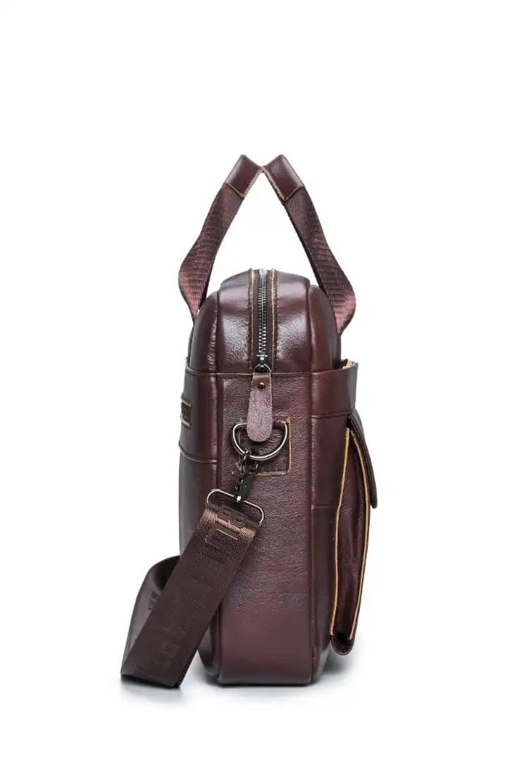 Δερμάτινος χαρτοφύλακας Bull Captain GWB-046 καφέ