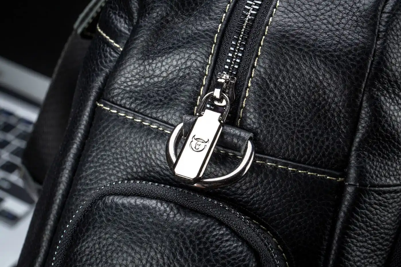 Δερμάτινος χαρτοφύλακας Bull Captain GWB-047 μαύρο