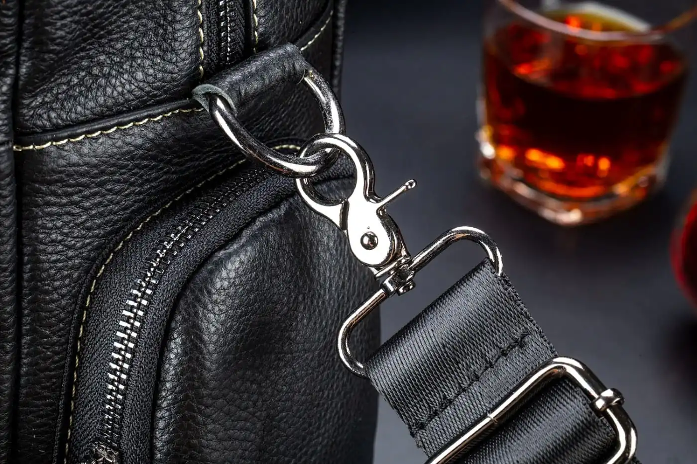 Δερμάτινος χαρτοφύλακας Bull Captain GWB-047 μαύρο