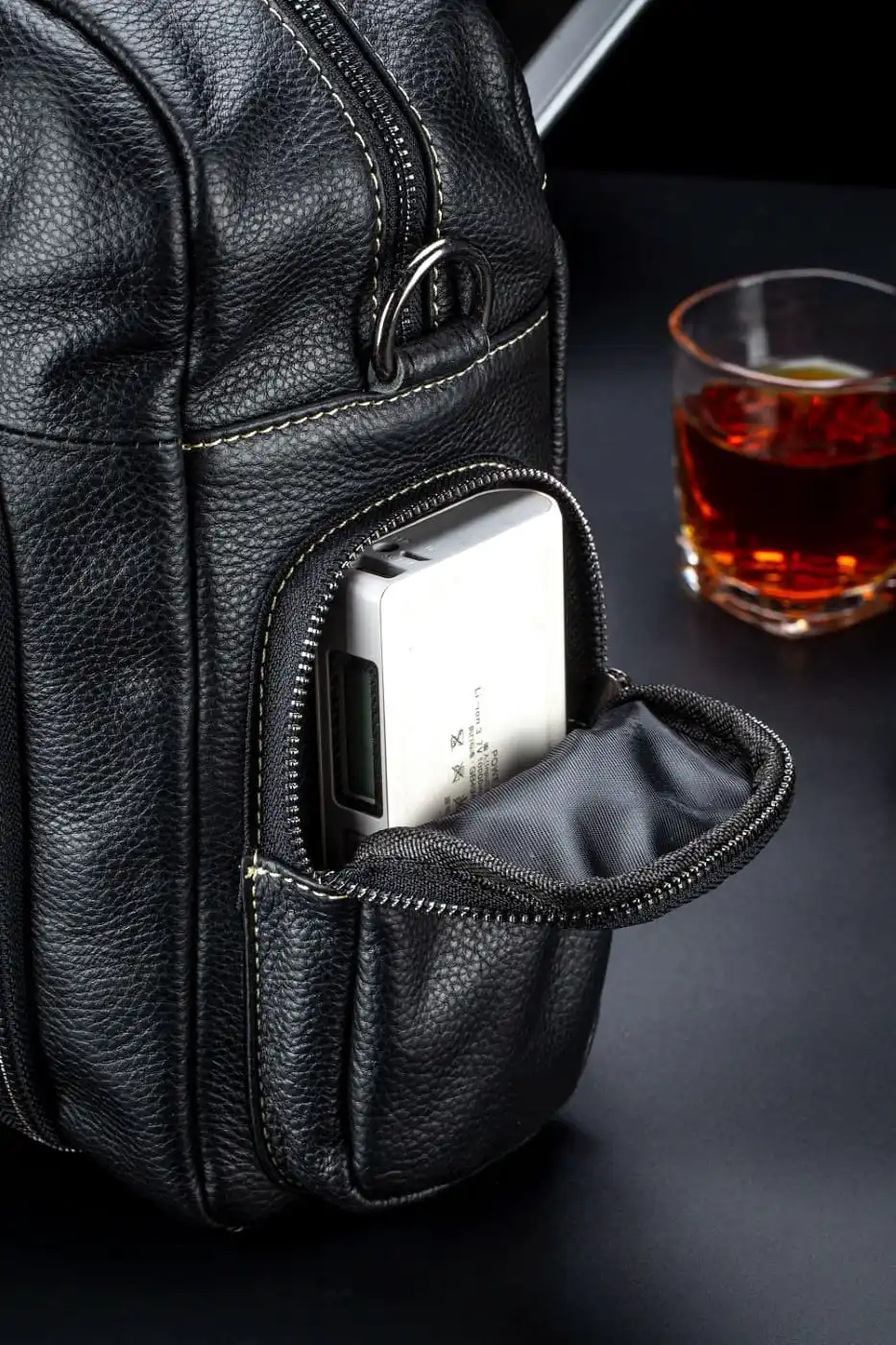 Δερμάτινος χαρτοφύλακας Bull Captain GWB-047 μαύρο