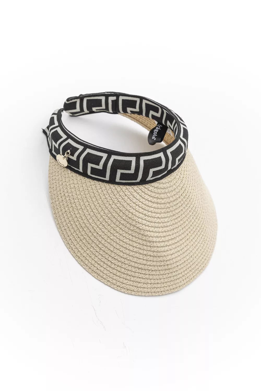 Ψάθινο καπέλο με φαρδύ γείσο παραλίας Ψάθινο καπέλο με φαρδύ γείσο παραλίας