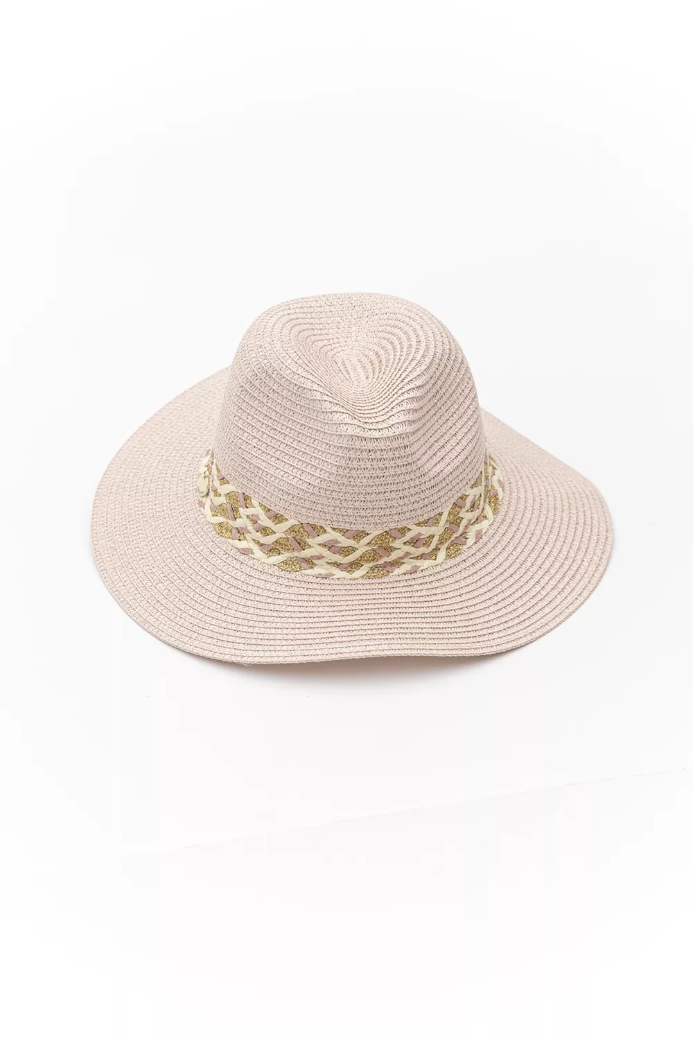 Ψάθινο καπέλο με διακόσμηση Ψάθινο καπέλο με διακόσμηση