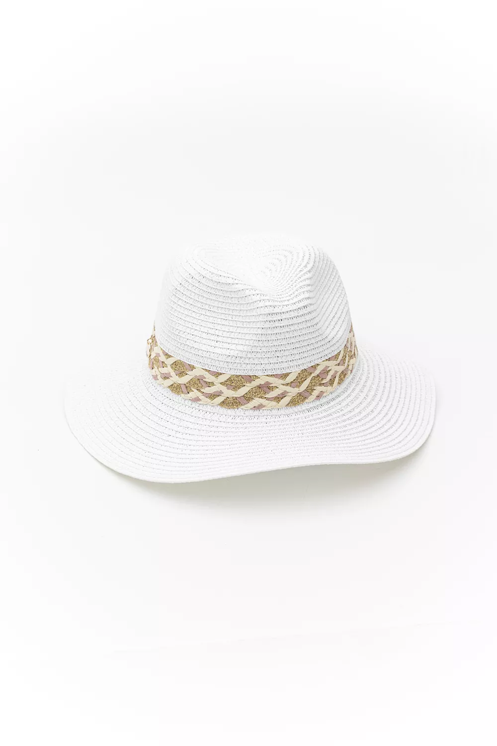 Ψάθινο καπέλο με διακόσμηση Ψάθινο καπέλο με διακόσμηση