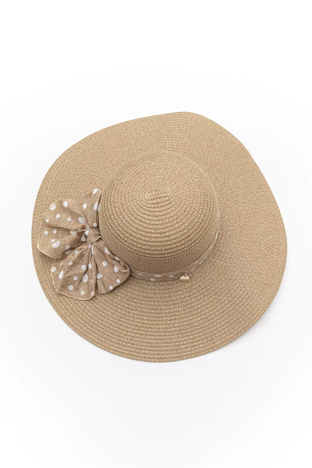 Ψάθινο καπέλο με πλατύ γείσο Ψάθινο καπέλο με πλατύ γείσο