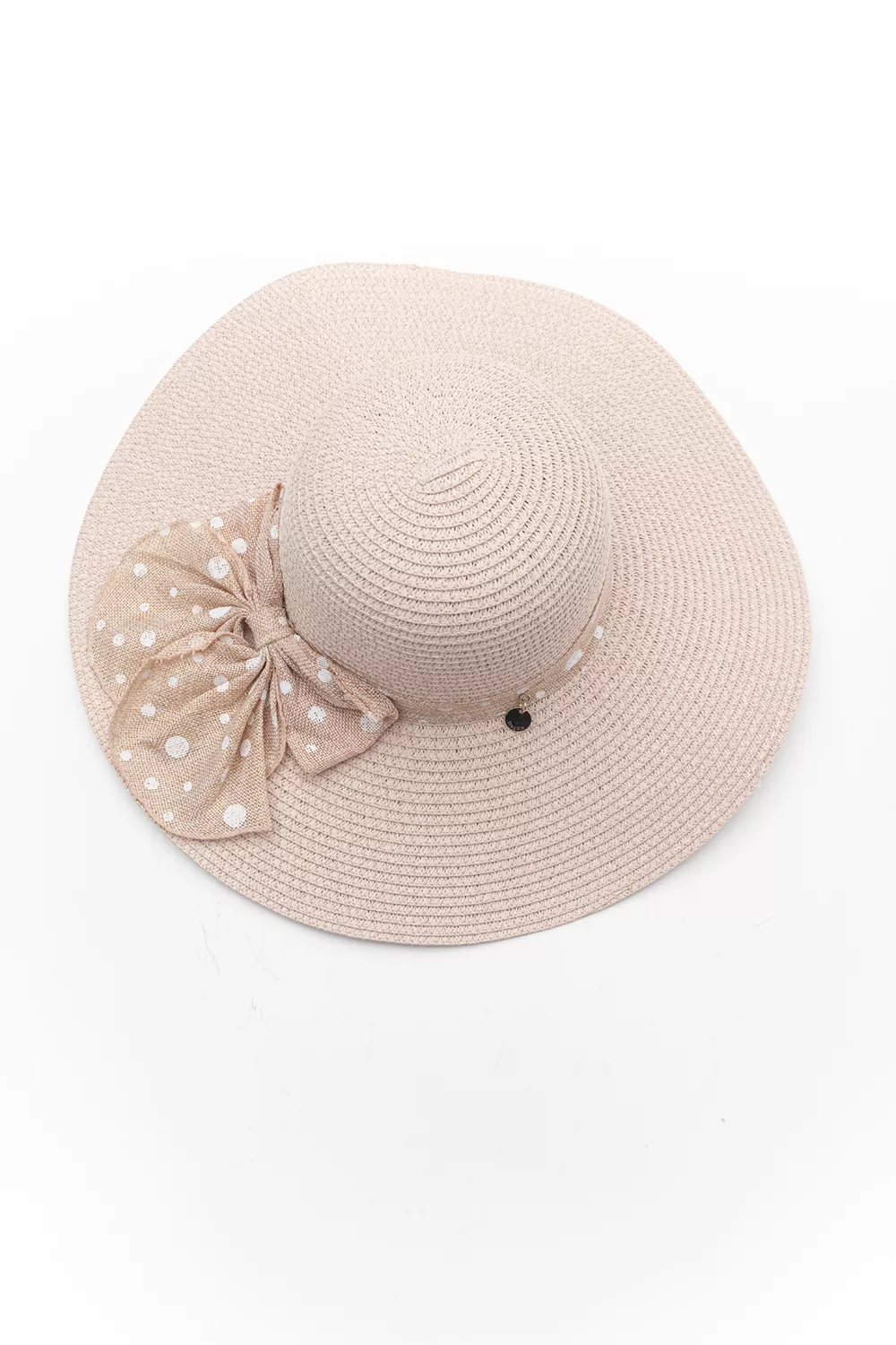 Ψάθινο καπέλο με πλατύ γείσο Ψάθινο καπέλο με πλατύ γείσο