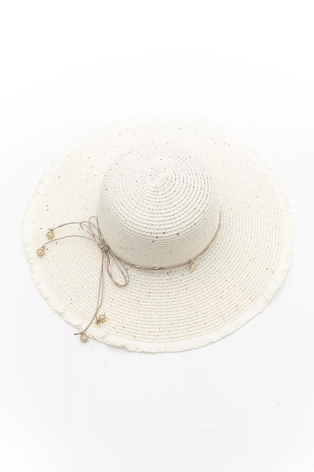 Casual Ψάθινο καπέλο με πλατύ γείσο Casual Ψάθινο καπέλο με πλατύ γείσο