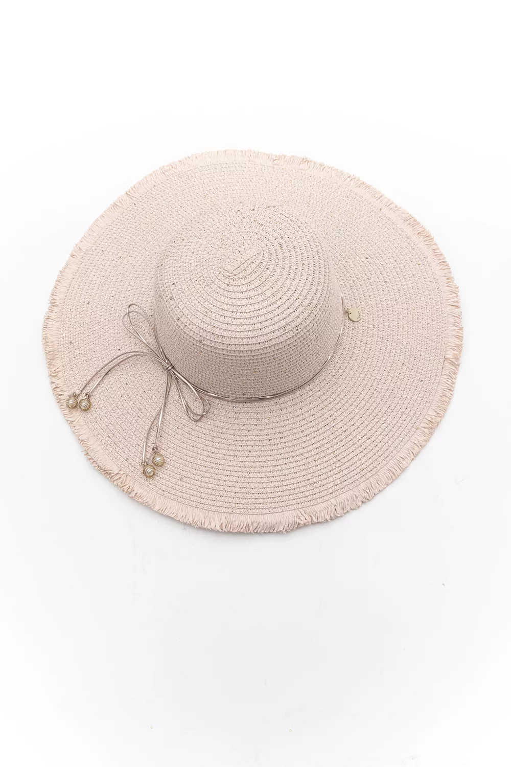 Casual Ψάθινο καπέλο με πλατύ γείσο Casual Ψάθινο καπέλο με πλατύ γείσο