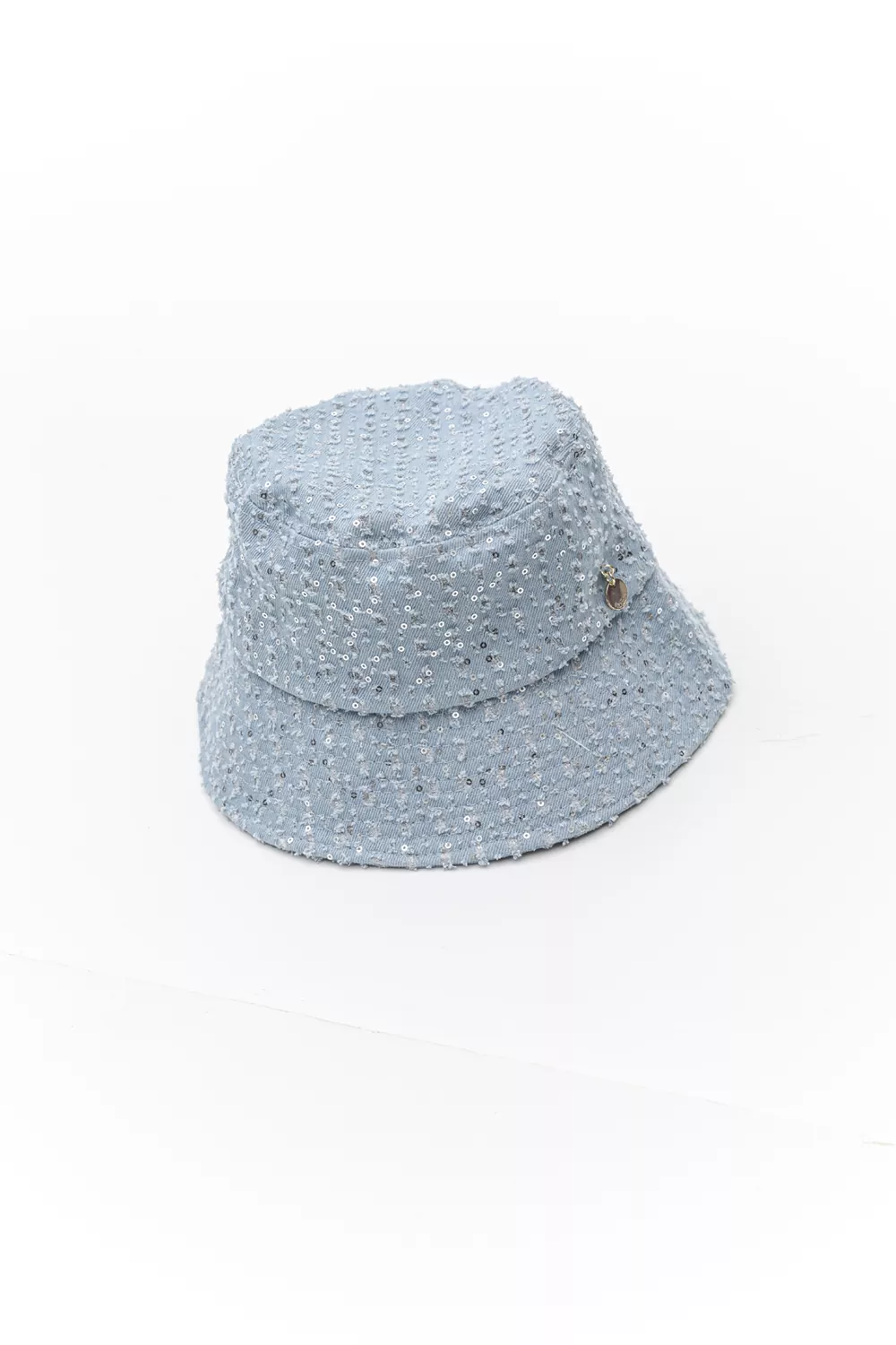 Γυναικείο υφασμάτινο καπέλο jean με πούλιες Γυναικείο υφασμάτινο καπέλο jean με πούλιες